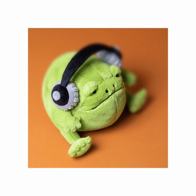 Jellycat Ricky Rain Frog Headphones Australia | 387542ATK